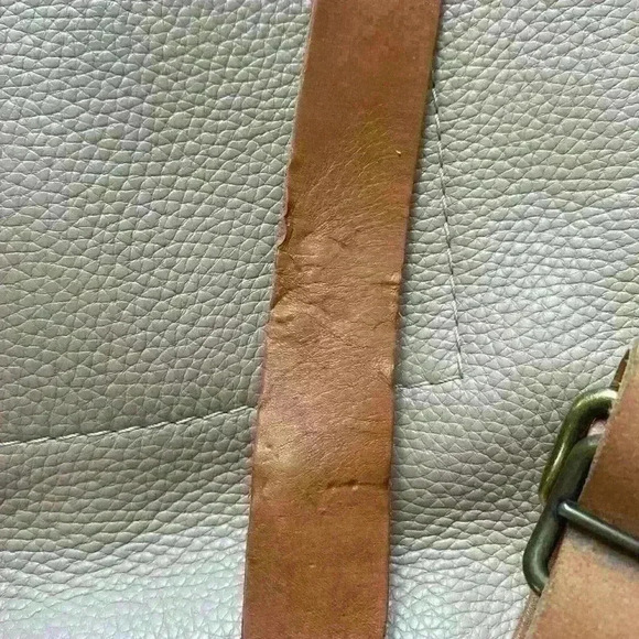 CALMA 11600 Made in Spain Pebbled Leather light pink backpack - Picture 9 of 14